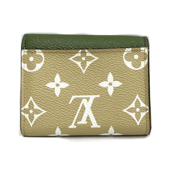 Louis Vuitton Zoe Portefeuille Wallet Green Beige - Picture 2 of 8